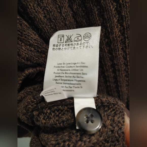 Eddie Bauer Pull over Quarter Button Up Sweater - Picture 7 of 8